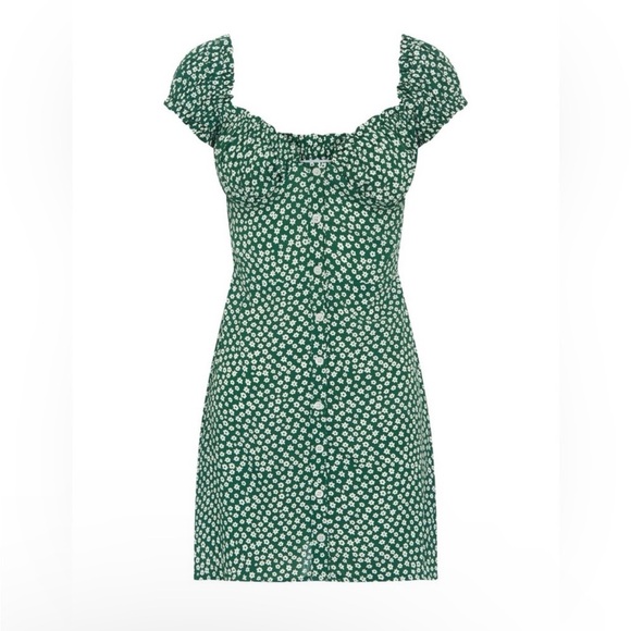 With Jéan Isabelle Dress Green Daisy - Picture 11 of 13